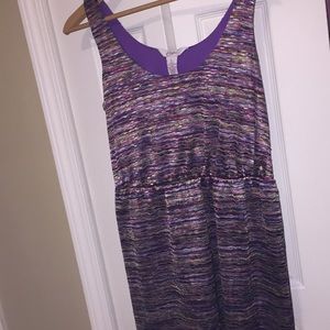 Multicolored dress belt or no belt either is cute